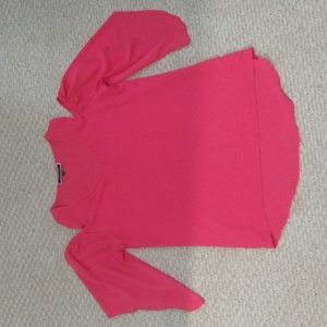 Gorgeous coral pink Melanie Lyne size 8 off the shoulder bell sleeve top